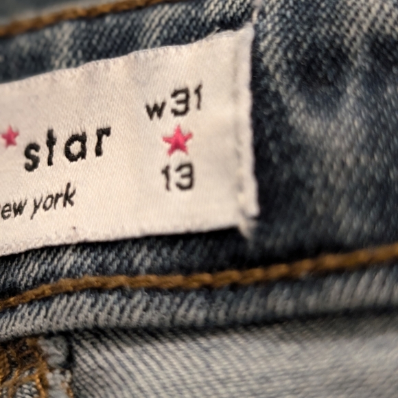 Vanilla Star Flare Jeans  W31  13 Jrs - Picture 4 of 6